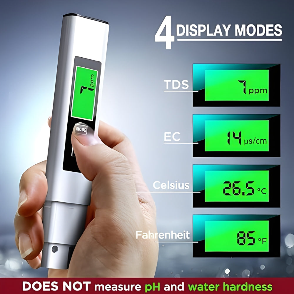 Hydrovess™ 4-in-1 Digital Water Tester